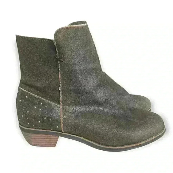 Reef Women's Dark Green Ankle Booties - Picture 2 of 12